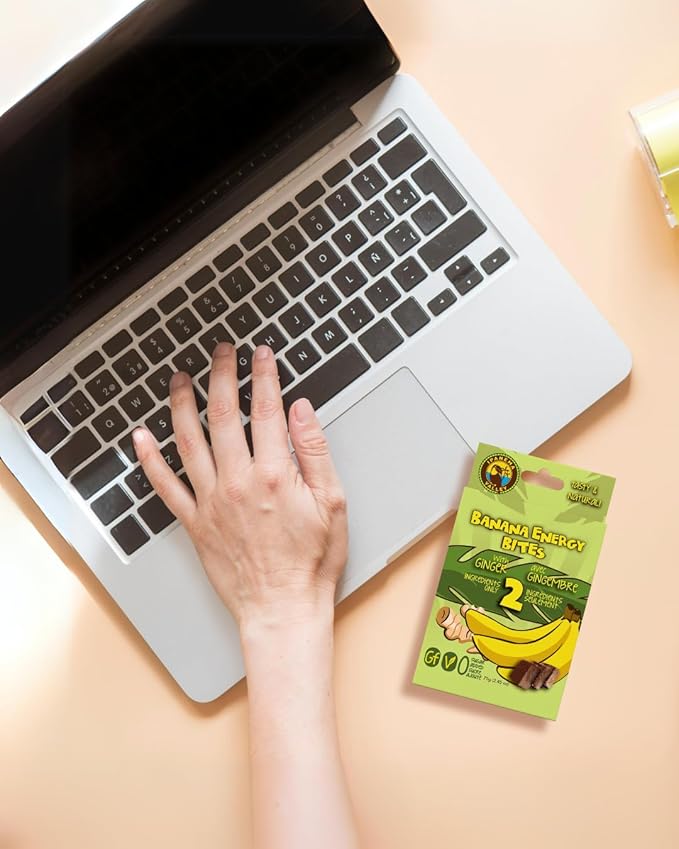Ipanema Valley Banana Energy Bites w/Ginger - 2 Simple Ingredient Snack