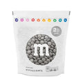 M&ampM’S WORLD Silver Milk Chocolate Candy Bulk - 2lbs Resealable Pack for Party Favors Candy Bars Weddings Graduations Birthday Parties Party Favors and More