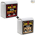 Texas Style Spicy Rub &amp Pork Rub by Rubwise | BBQ Rub &amp Spices for Smoking &amp Grilling | Dry Rubs | Great on Any Meat Beef Chicken Pork Chops Pork Butt Tenderloin NO MSG (1lb each)