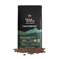 Peak State Calm Descent Decaf – Organic Mushroom Coffee with Benefits Low Acid and Smooth Dark Chocolate Caramel and Sweet Grape Notes Whole Bean Gluten Free 12 oz