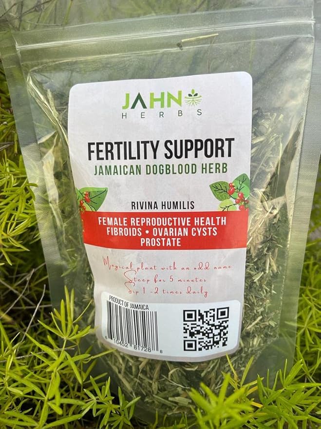 Jamaican Dog Blood Herb (Fertility Bush) Rivina Humilis (Powder)