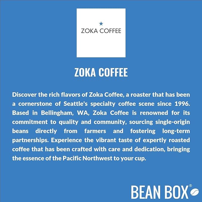 Bean Box Sampler - Roasted by Zoka 3-Pack Freshly Ground Coffee Gourmet Coffee