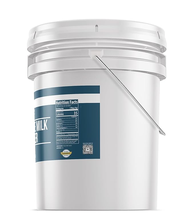 Earthborn Elements Whole Milk Powder 5 Gallon Light Sweet Taste Bulk Size