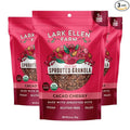 Lark Ellen Farm Cacao Cherry Grain-Free Granola Clusters Organic Vegan Nut and Seed Mix Gluten-Free Crunchy Bites for Snack Breakfast or Yogurt 8 oz 3 Pack