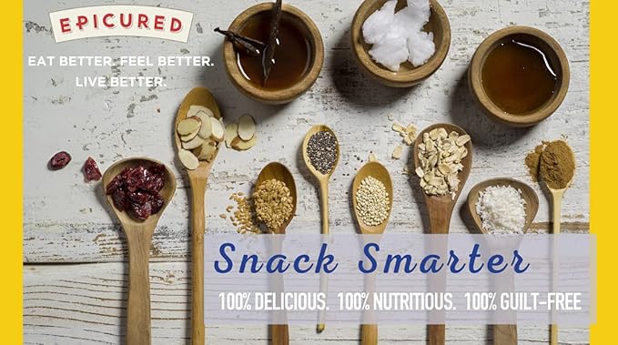 Epicured Protein Energy Bites (8 packs = 16 traditional snack bars) Lemon Coconut