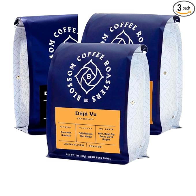 Bean Box Sampler - Roasted by Blossom Roasters 3-Pack Whole Bean Coffee Gourmet Coffee