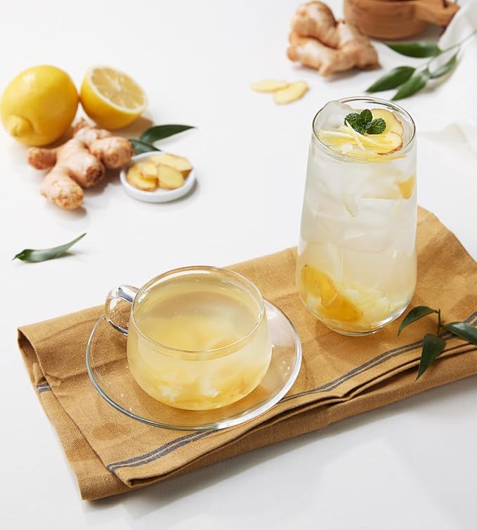 Damtuh Agave Ginger Lemon Tea – Natural Flavor No Artificial Ingredients Perfect for Hot or Iced Tea Jam or Salad Dressing – 2.2lb 1000g (Pack of 1)