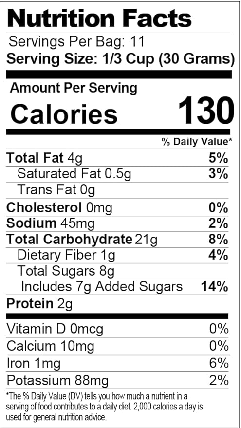 Safe + Fair Honeycrisp Apple Pie Granola – Gluten-Free Vegan &amp Plant-Based Snack with Real Honeycrisp Apples Whole Grains Non-GMO Kosher No Preservatives - 12oz 6 Pack