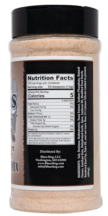 Blues Hog Pork Marinade Mix (13 oz/368g) &amp Blues Hog Beef Marinade Mix (11 oz/312g) | The Good Store Packaging