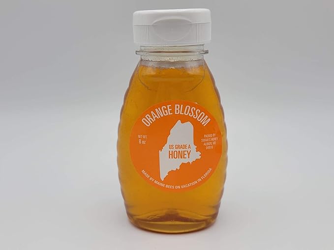 Maine Organic Honey - Variety Pack (Wild Blueberry Orange Blossom Raspberry) Maine Made