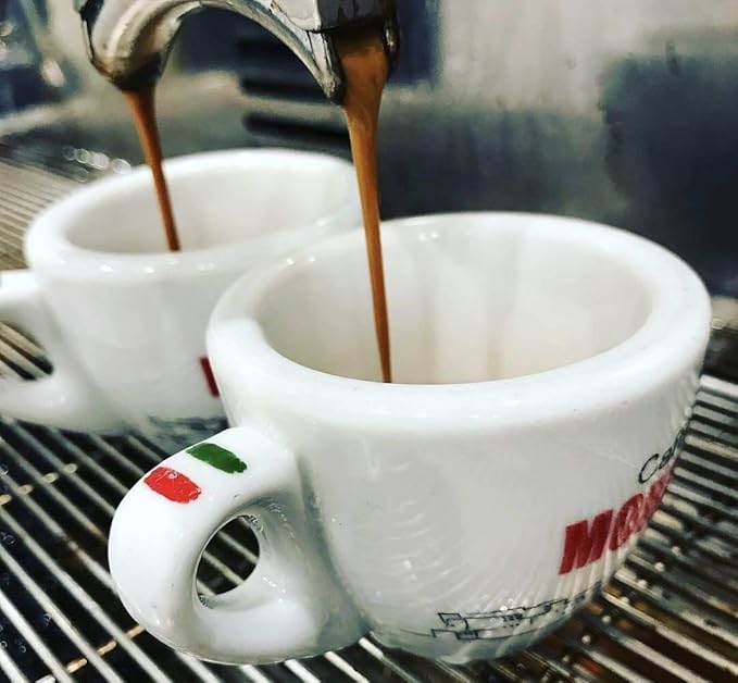 Super Bar roast CAFFE MORENO USA Premium Roast Espresso coffee whole beans 2.2 pounds - 1 Kg. Made in Italy Il Vero Espresso Napoletano.