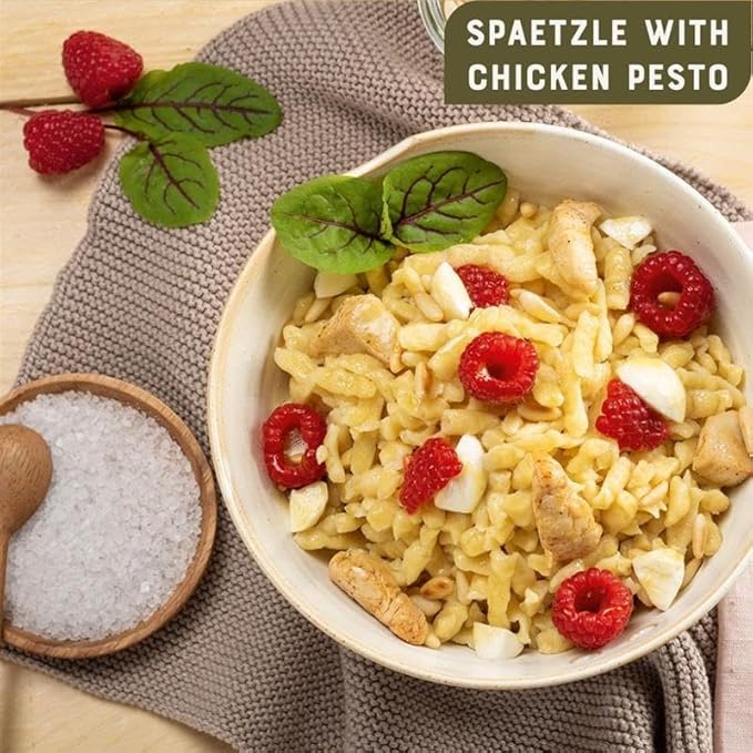 Bechtle Spaetzle Bavarian Style Egg Noodles - Traditional German Pasta Authentic Imported from Germany Cage-Free Eggs &amp Durum Wheat Semolina Non-GMO Kosher (17.6oz Pack of 12)