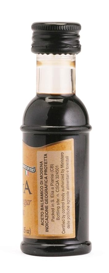 Colavita Mini Sizes - Balsamic Vinegar Pack of 80 (25ml each .85oz) Plastic Bottles