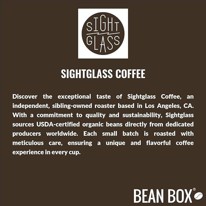 Bean Box Sampler - Roasted by Sightglass 3-Pack Whole Bean Coffee Gourmet Coffee