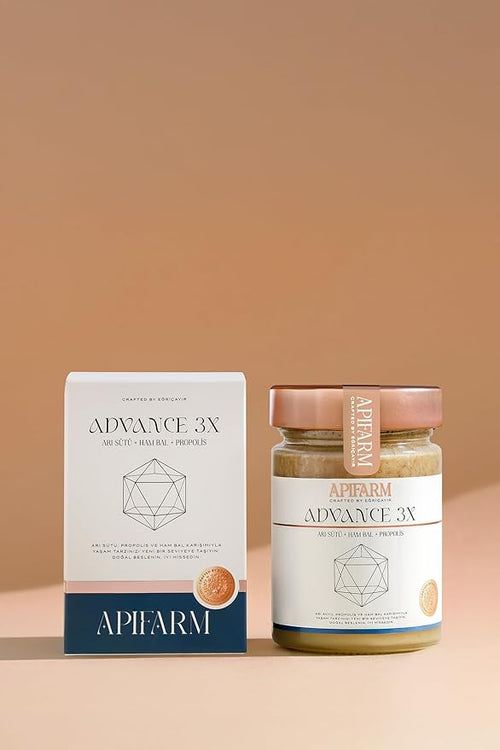 Advance 3x Royal Jelly Raw Honey Propolis Blend 415g (14.6 oz) - Premium Triple Bee Product Superfood