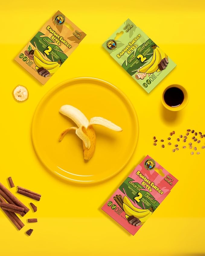 Ipanema Valley Banana Energy Bites Variety Pack (Cinnamon Ginger Coffee)