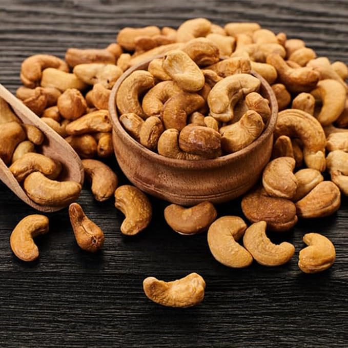 Naturalee Cashews 2 lbs - Roasted Unsalted - Natural Heart Healthy Snack