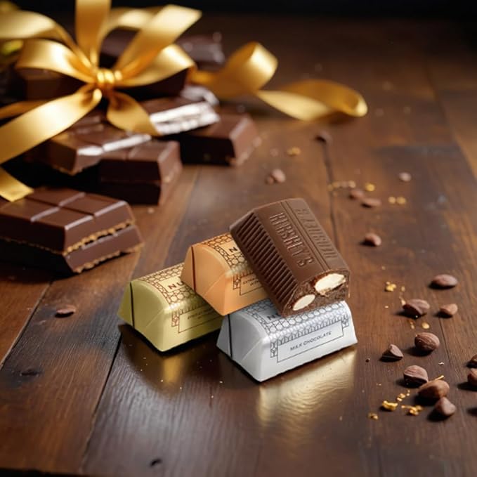 Chocolate Nuggets Assorted 2 Lbs. Bulk Foil Wrapped Perfect for Weddings Anniversaries Showers Corporate Events Candy Bowls &amp Buffets Gifts &amp More!