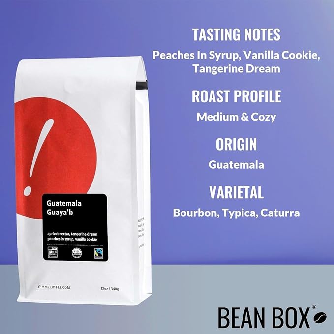 Guatemala Guaya'b - Certified Fairtrade Organic Smithsonian Bird Friendly - Roasted by Gimme! Coffee - Freshly Ground Coffee - 2 Pound Bag