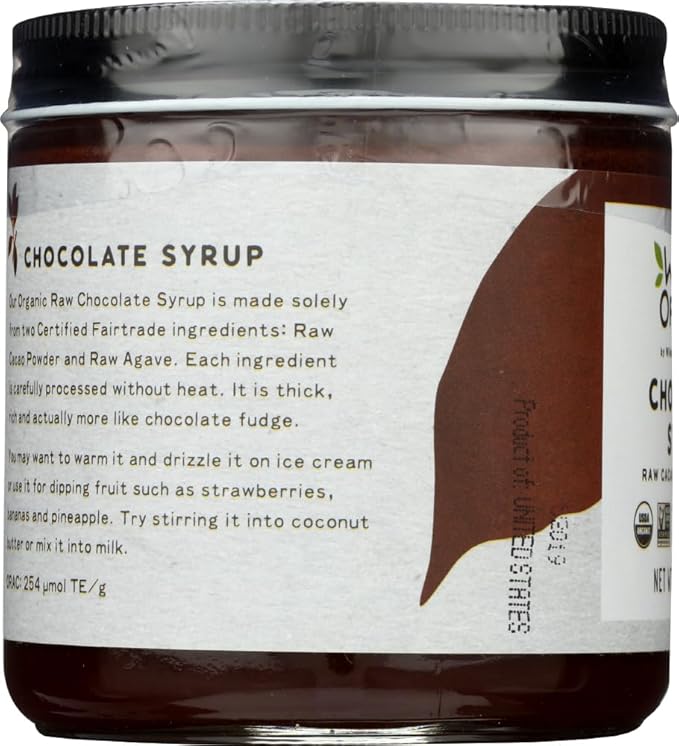 WILDERNESS PRODUCTS Syrup Chocolate Pack of 6 Size 20 OZ (Gluten Free GMO Free Kosher Vegan Wheat Free Yeast Free 95%+ Organic)