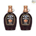 Amish Wedding Syrup Ohio Made for Pancakes or Waffles Two 12 ounce Glass Bottles Blueberry