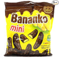 Kraš Bananko 120g - Irresistibly Delicious Mini Chocolate Covered Foam Bananas - Treat Yourself to Every Bite of Sweet Bliss! Pack of 5