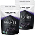 Terrasoul Superfoods Organic Dried Plums Pitted Prunes 3 Lbs (Pack of 2) - Fiber | Vitamin K | Preservative Free