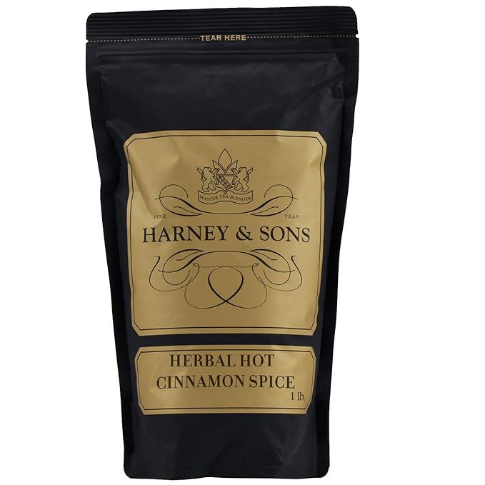 Harney &amp Sons Herbal Hot Cinnamon Spice | 16oz Loose Leaf Tea