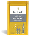 Tea Forte Decaf Breakfast Premium Loose Leaf Caffeine-Free Black Tea Blend Canister Makes 35-50 Cups