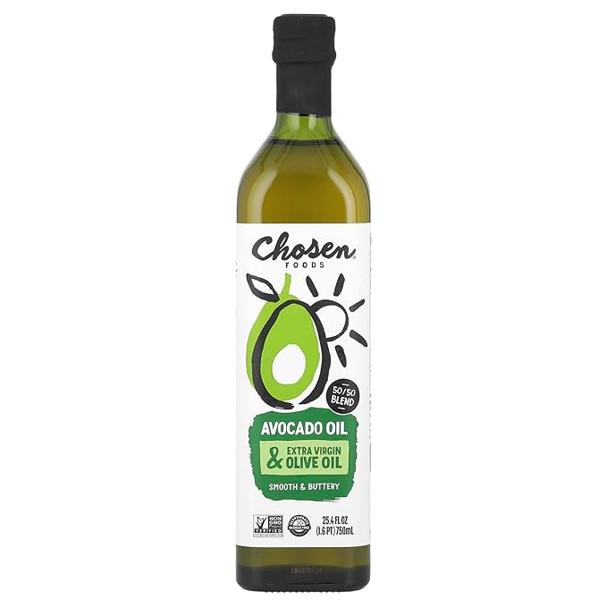Avocado &amp Olive Oil Blend 50/50 100% Pure 750ml by Chosen Foods
