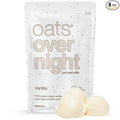 Oats Overnight Vanilla - Overnight Oats with 20g Whey Protein High Fiber Breakfast Protein Shake - Gluten Free Oatmeal Non GMO High Protein Oatmeal (2.8 oz per Meal) (8 Pack)
