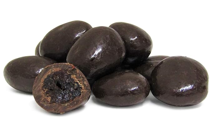 Gourmet Dark Chocolate Covered Cherries by It's Delish 3 lb Jumbo Reusable Container | Premium Dark Bittersweet Chocolate Coated Dried Cherries - Kosher Parve Vegan