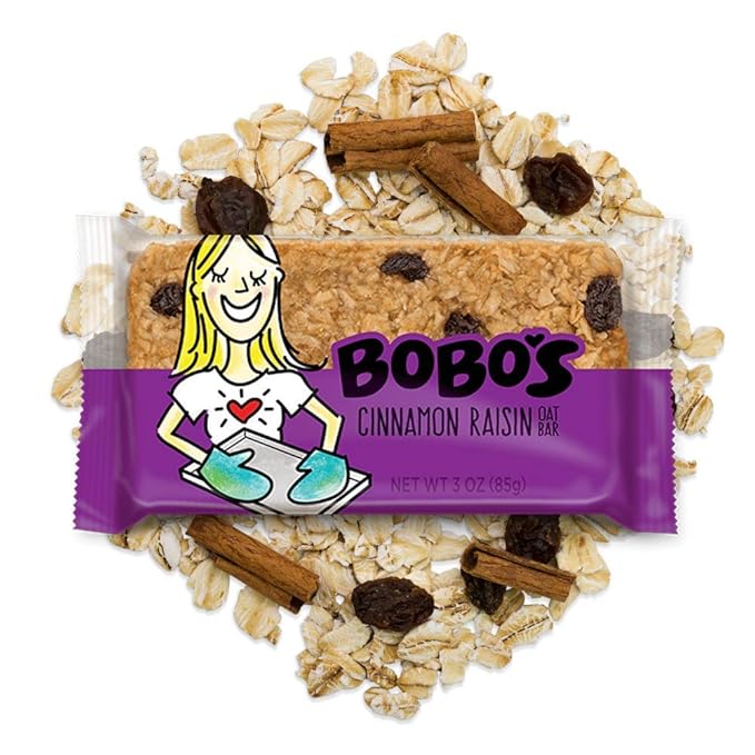Bobo's Oat Bars Chocolate Chip and Cinnamon Raisin Variety Pack