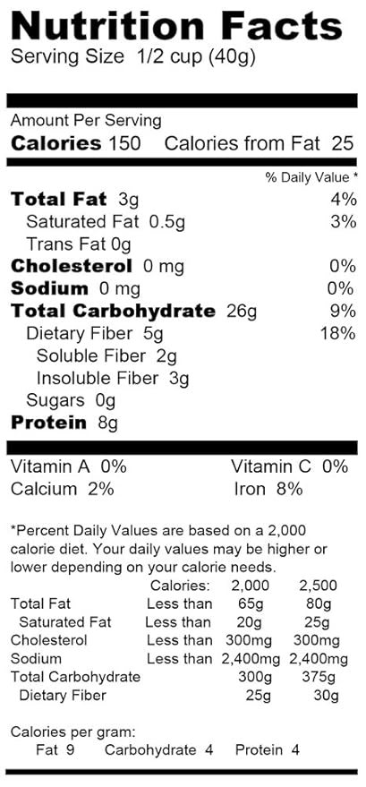 Gluten Free Raw Oatmeal - 2 Pack of 3 Pound Bags