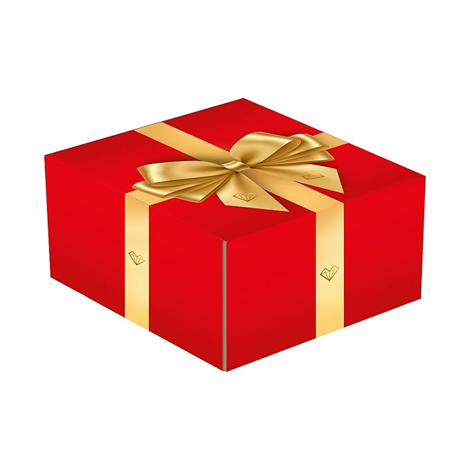 RED Delight®™ 100 Piece Chocolate Gift Box (100 Piece Gift Box w/Bite Size Bars +14 Plush Bear Dark Chocolate)