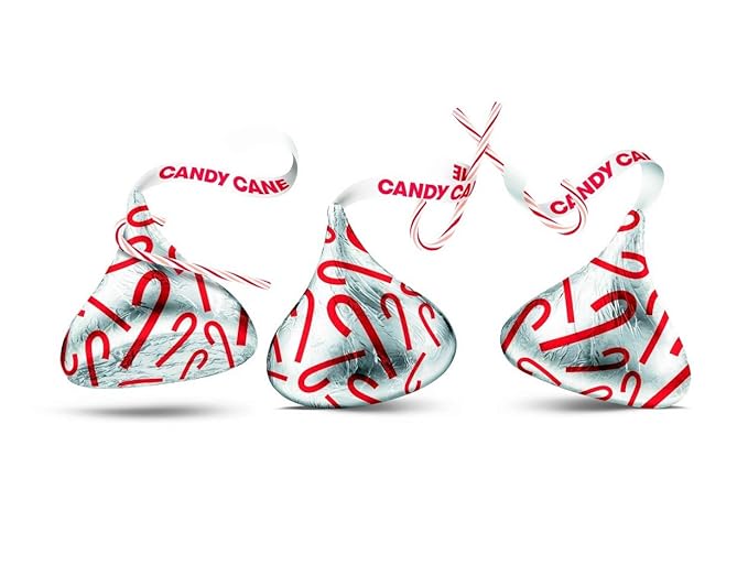 Hersheys Kisses Seasonal Chocolate Variety Pack - Sugar Cookie Mint Truffles Candy Cane and Hot Cocoa - 36 oz Total - Individually Wrapped
