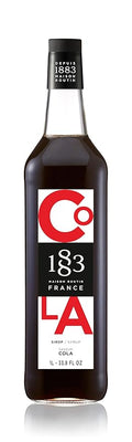 1883 Cola Syrup for Drinks Made in France 1 Liter Glass Bottle