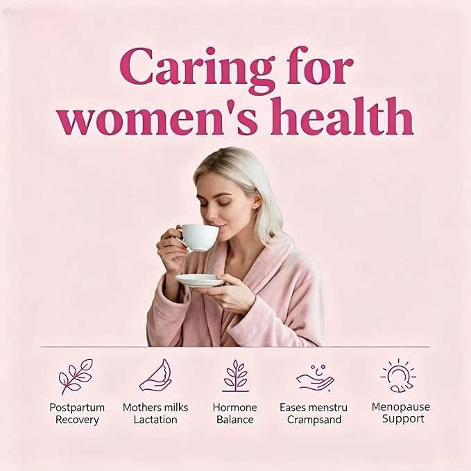 Eastrue Ginger Goji Berry Tea-Traditional Chinese Herbal Tea for Women with Jujube Red DatesLongan Sweet &amp Spicy Postpartum Essentials &amp Menopause SupportMothers Milks Lactation TeaCaffei