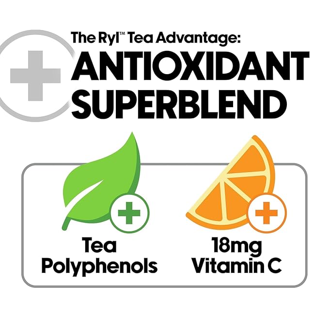 Ryl Iced Tea Variety Pack Antioxidant Superblend No Artificial Ingredients 16.0 Fl Oz (12-Pack)