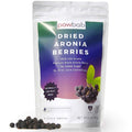 powbab Dried Aronia Berries from 100% USA Grown Organic Aronia Chokeberry. No Added Sugar. Not Freeze Dried Not Frozen. Made in USA Whole Black Chokeberry (6.5 oz)