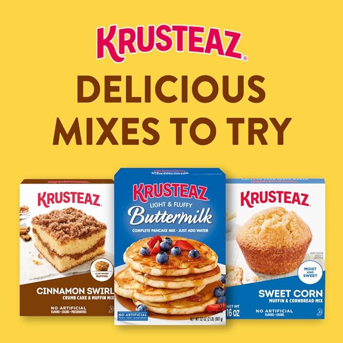 Krusteaz Honey Cornbread and Muffin Mix 15 Ounce (Pack of 12)