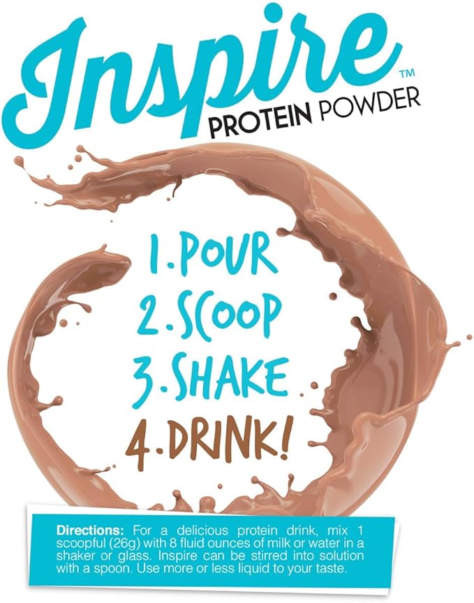 Bariatric Eating Inspire Peanut Butter Cup 20g Whey Protein Isolate Powder with Calcium (20 Servings)