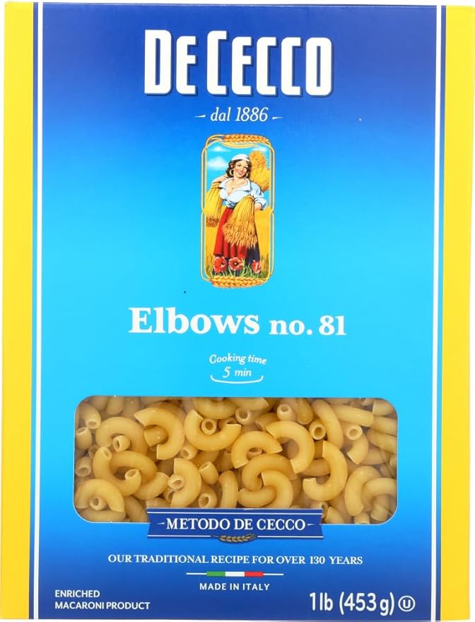 De Cecco Pasta Elbow 16 Ounce -- 20 per case. by De Cecco Pasta [Foods]