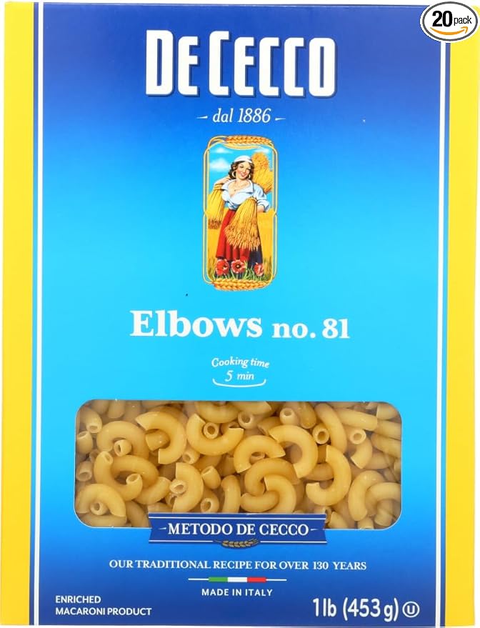 Elbows Pasta 16 Ounces (Case of 20)