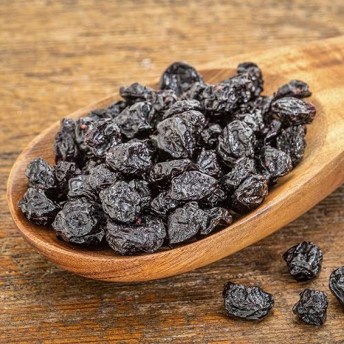 Dried Organic Wild Bilberries - Northwest Wild Foods - Healthy Antioxidants Fruit - for Granola Morning Snack Baking Trail Mix (8 Ounces)
