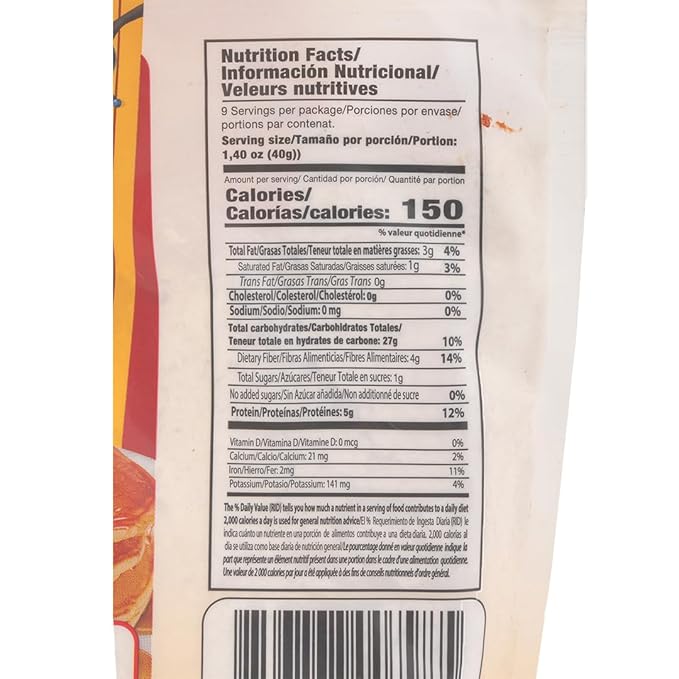 Avelina Oatmeal Pancake Mix - Gluten-Free Oat Flour - 12 oz (Pack of 1)