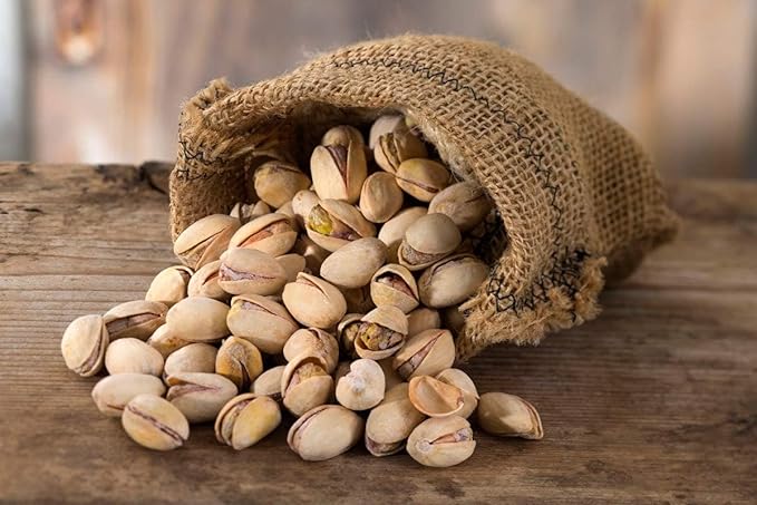 Food to Live Pistachios Roasted and Salted 3 Pounds — California Dry Roasted Pistachios with Sea Salt In Shell Kosher Vegan Superfood Bulk
