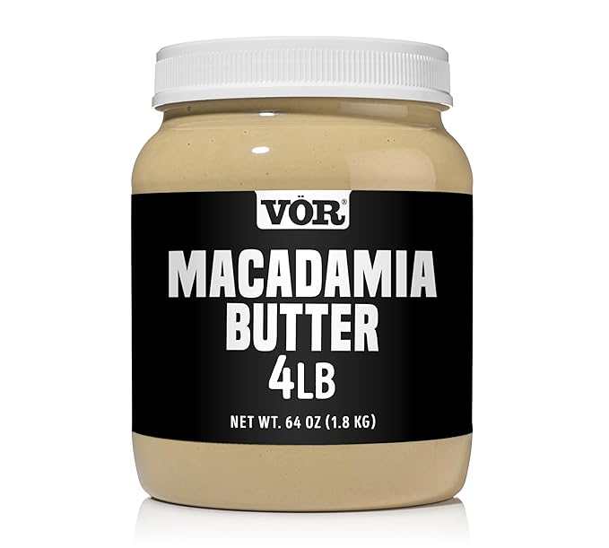 Vör Macadamia Nut Butter (4lb) | Single Ingredient | Vegan Paleo and Keto-Friendly Gluten-Free