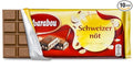 10 Bars x 200g of Marabou Schweizernöt - Chopped Hazelnuts - Original - Swedish - Milk Chocolate