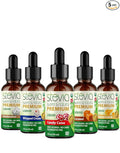 Stevia Intl - (Pack of 5) Wonka Land Bundle. Stevia Liquid Drops with 5 Flavors. All Naturally Sweet Non-Bitter No Sugar Added 0 Carb 0 Calorie Non-GMO Vegan Diabetic &amp Keto Friendly (1oz)